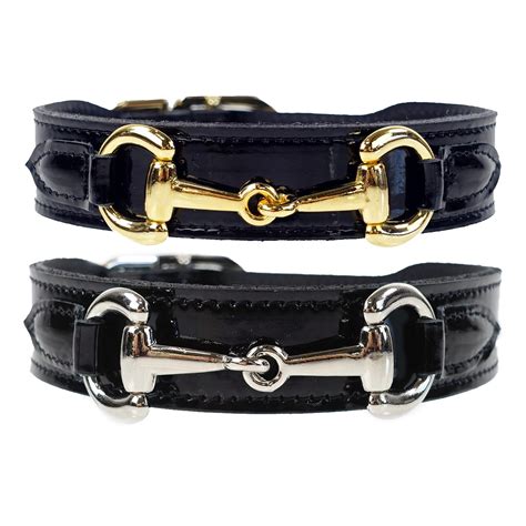 Gucci designer dog collars